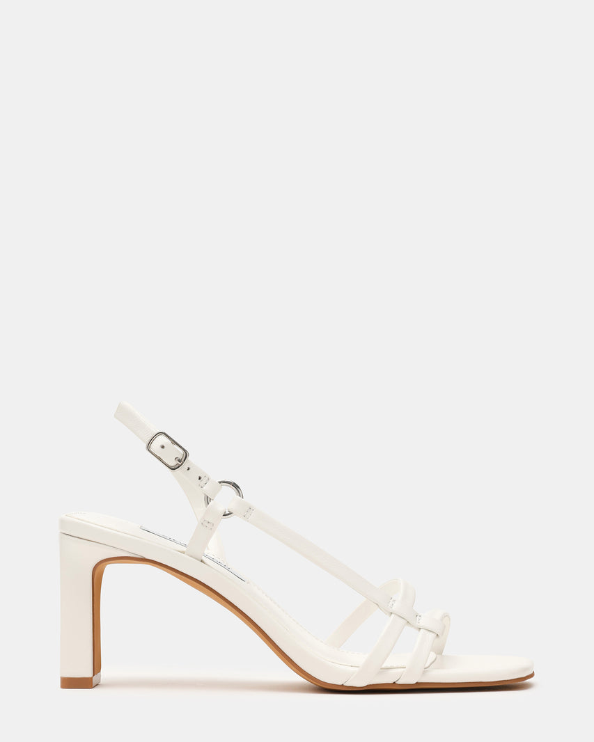 VINETIA WHITE LEATHER - Women's Shoes - Steve Madden Canada