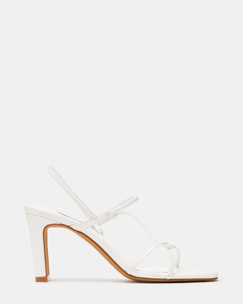 VINETIA WHITE LEATHER - Women's Shoes - Steve Madden Canada
