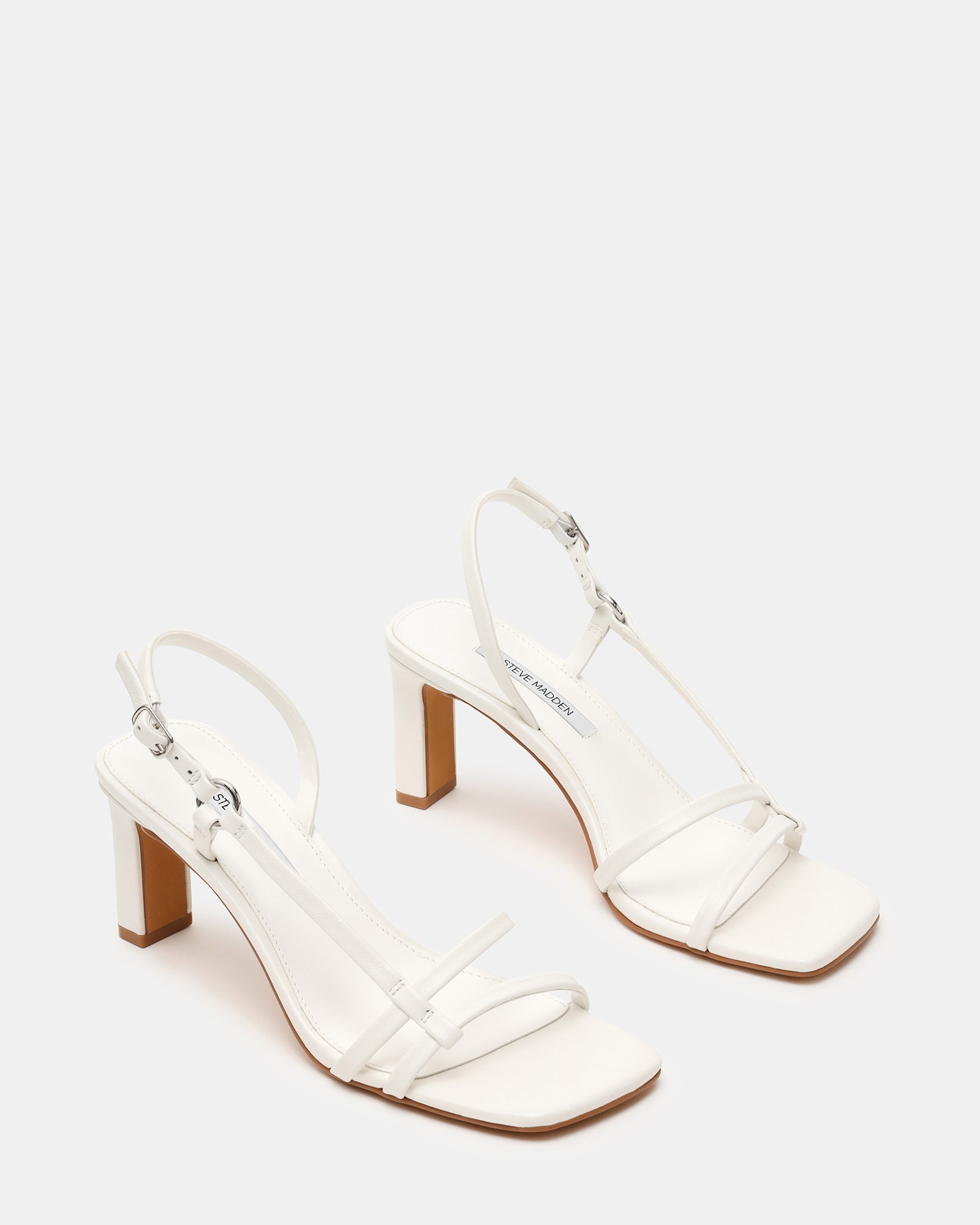 VINETIA WHITE LEATHER - Women's Shoes - Steve Madden Canada - view 3