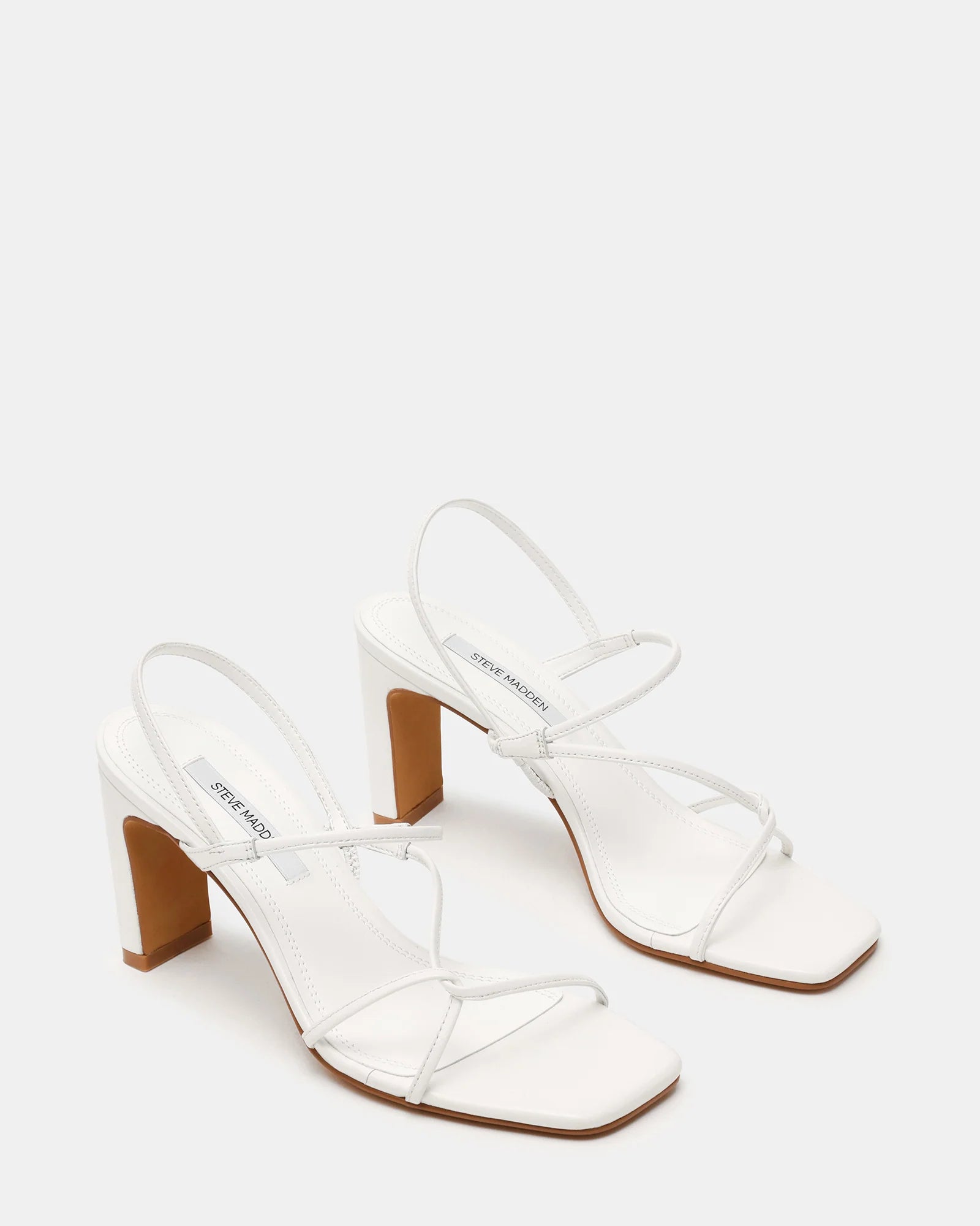 VINETIA WHITE LEATHER - Women's Shoes - Steve Madden Canada - view 3