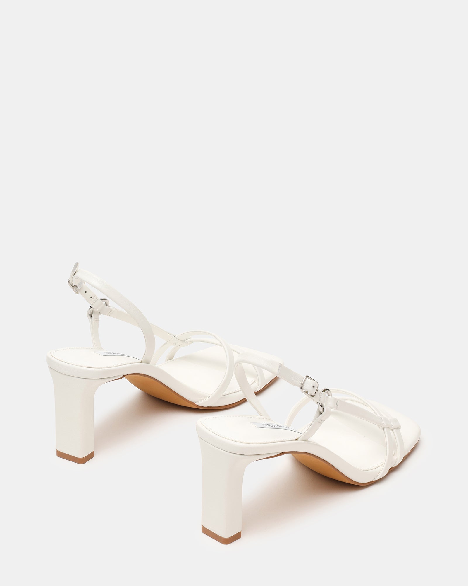 VINETIA WHITE LEATHER - Women's Shoes - Steve Madden Canada - view 6