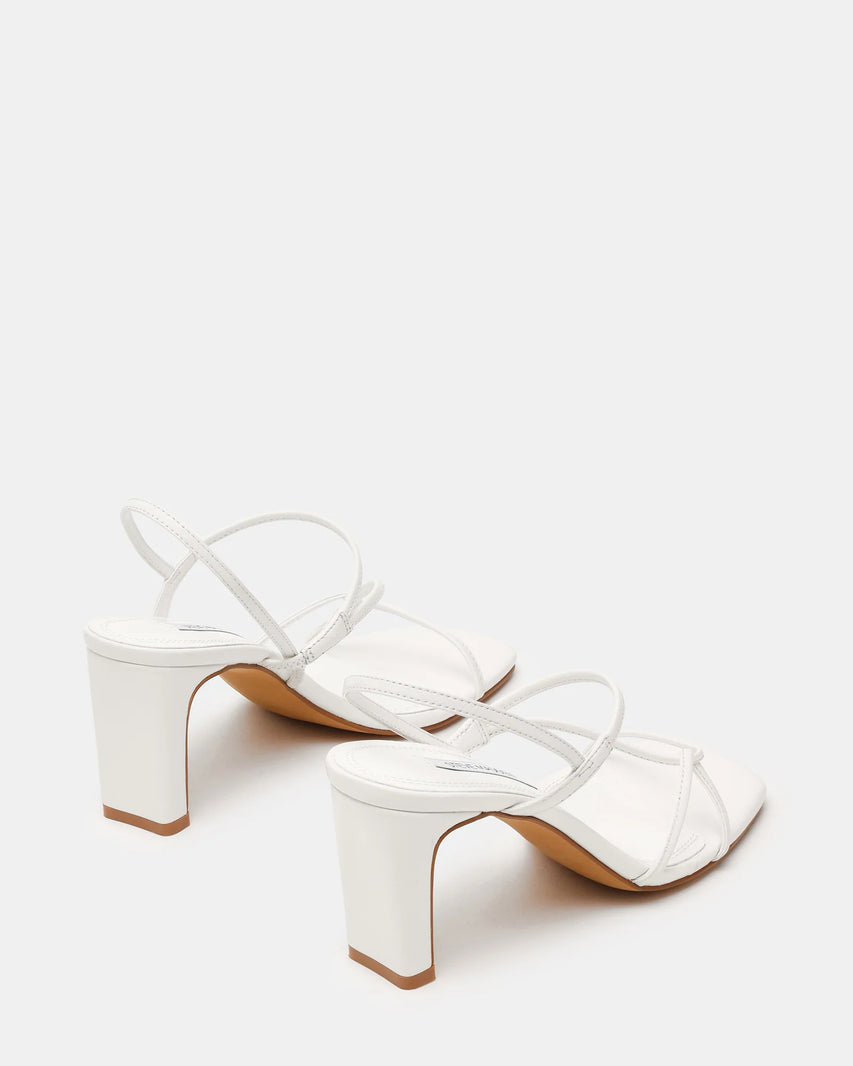 VINETIA WHITE LEATHER - Women's Shoes - Steve Madden Canada - view 6