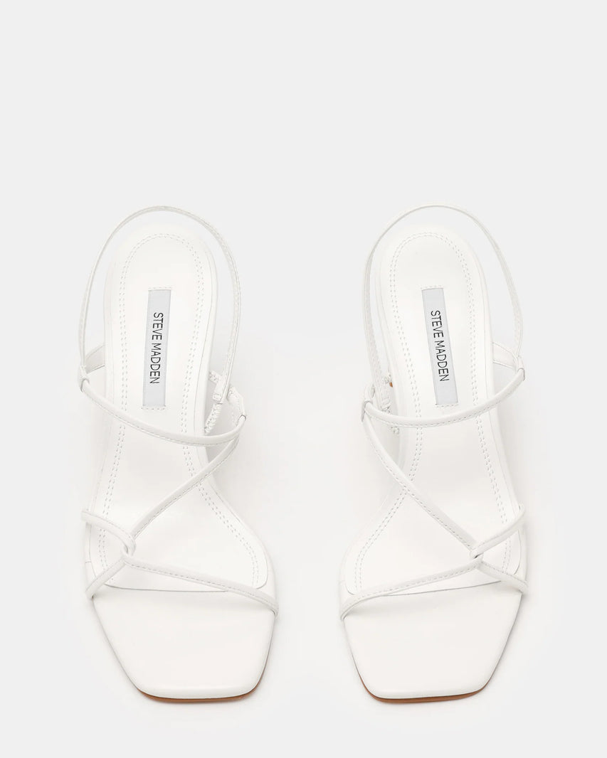 VINETIA WHITE LEATHER - Women's Shoes - Steve Madden Canada - view 5