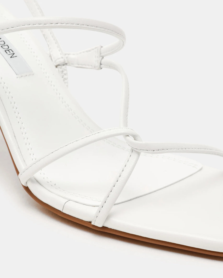 VINETIA WHITE LEATHER - Women's Shoes - Steve Madden Canada - view 4