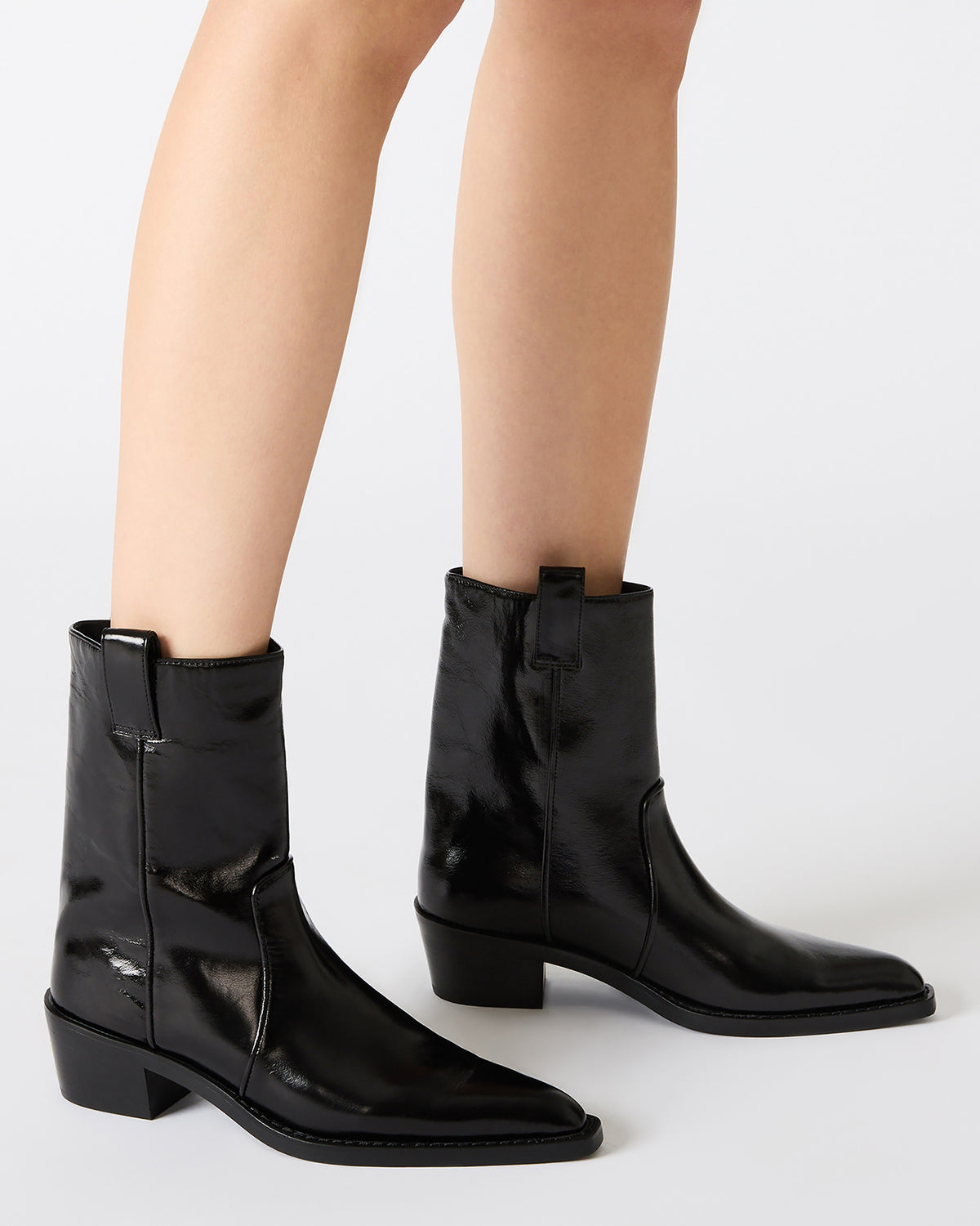 VINNY BLACK LEATHER - Women's Shoes - Steve Madden Canada - view 2