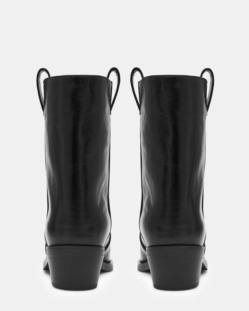 VINNY BLACK LEATHER - Women's Shoes - Steve Madden Canada - view 6