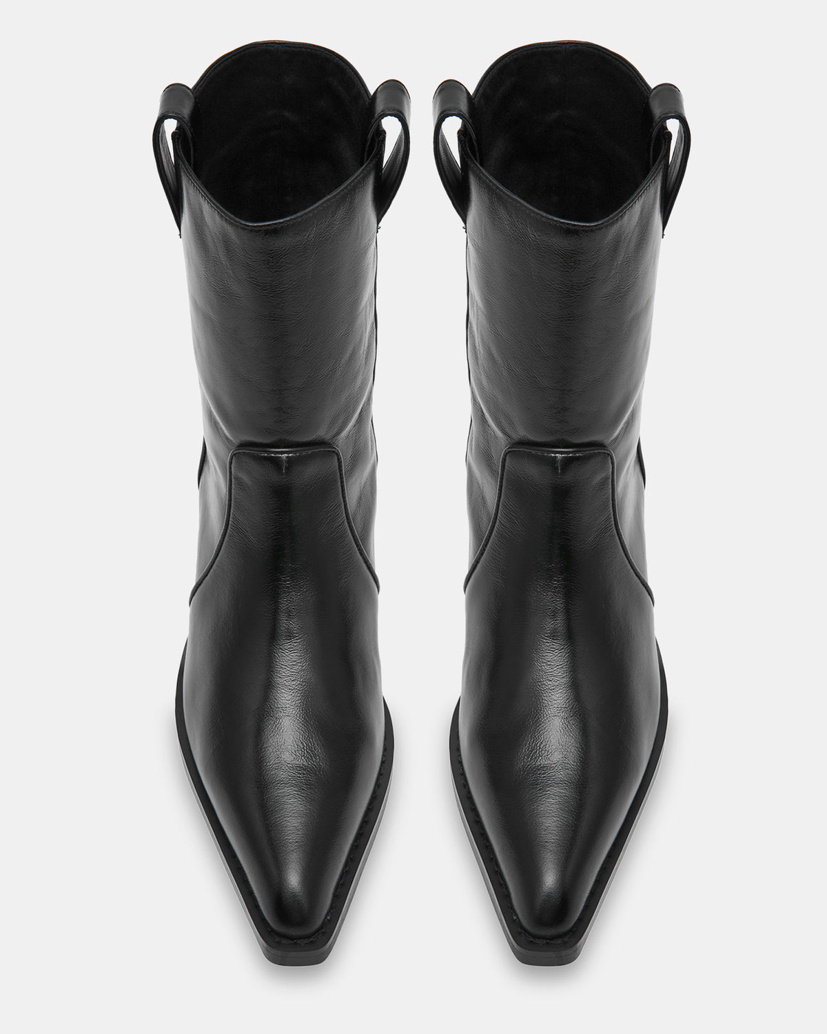 VINNY BLACK LEATHER - Women's Shoes - Steve Madden Canada - view 5