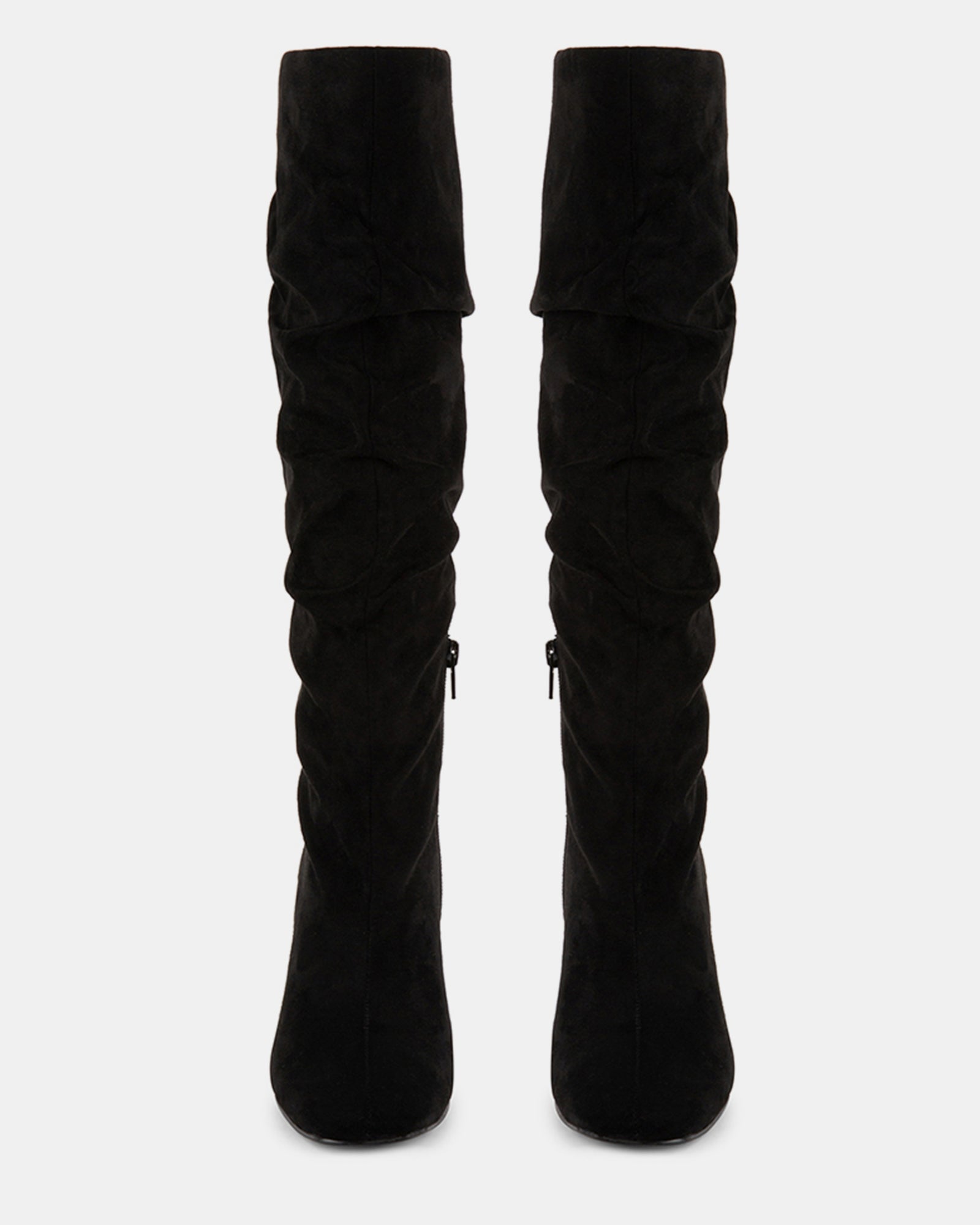 WRING Black Faux Suede Knee-High Boots | Women's Designer Boots