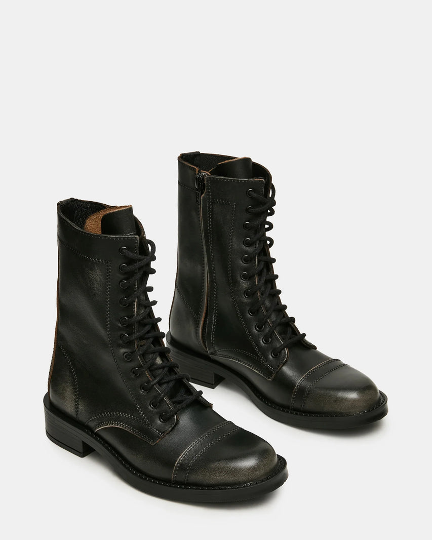 YUKON BLACK LEATHER - Women's Shoes - Steve Madden Canada - view 3