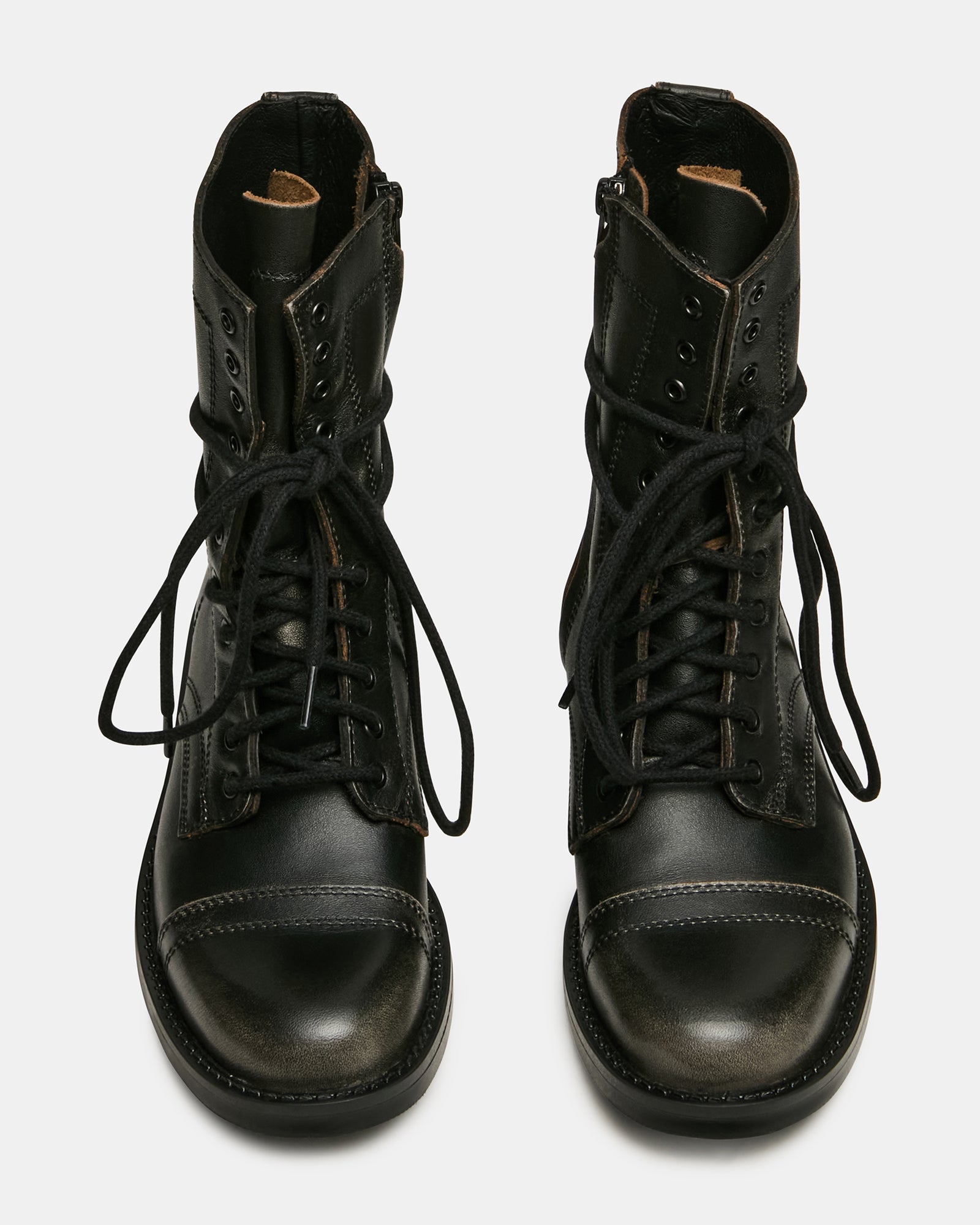YUKON BLACK LEATHER - Women's Shoes - Steve Madden Canada - view 6