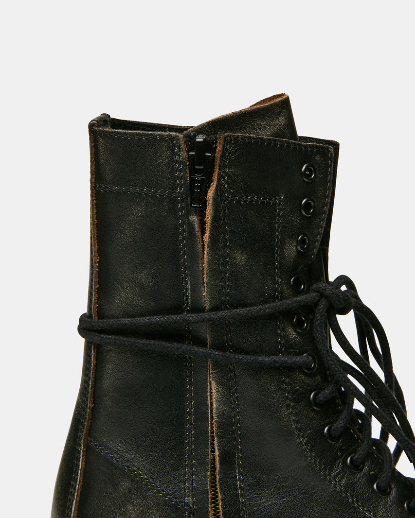 YUKON BLACK LEATHER - Women's Shoes - Steve Madden Canada - view 4