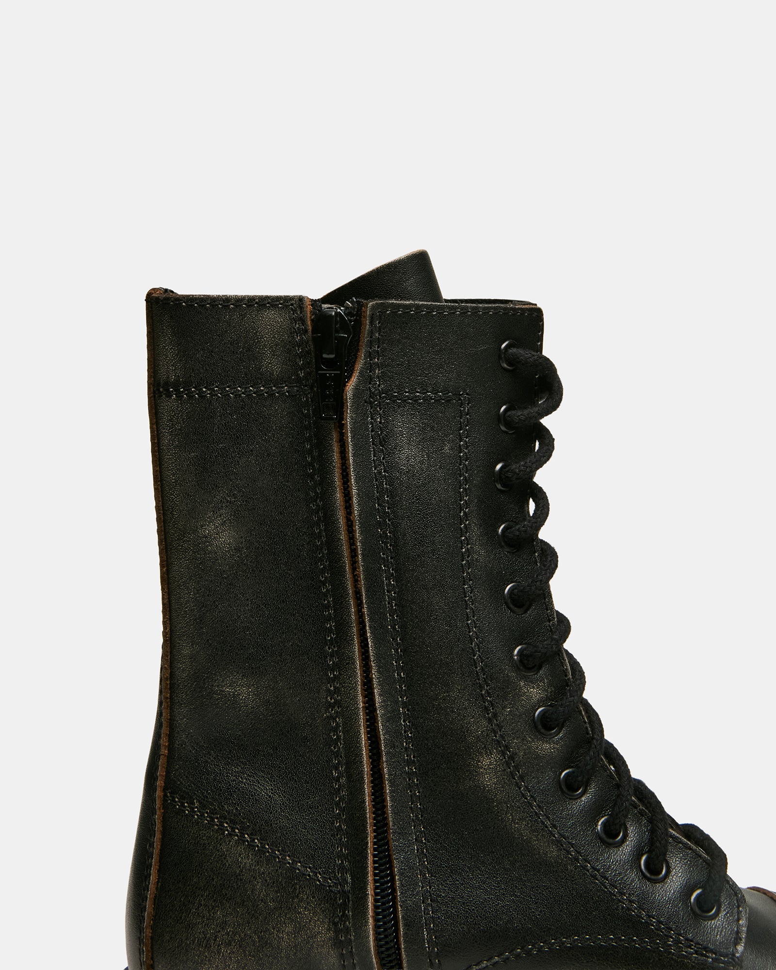 YUKON BLACK LEATHER - Women's Shoes - Steve Madden Canada - view 5