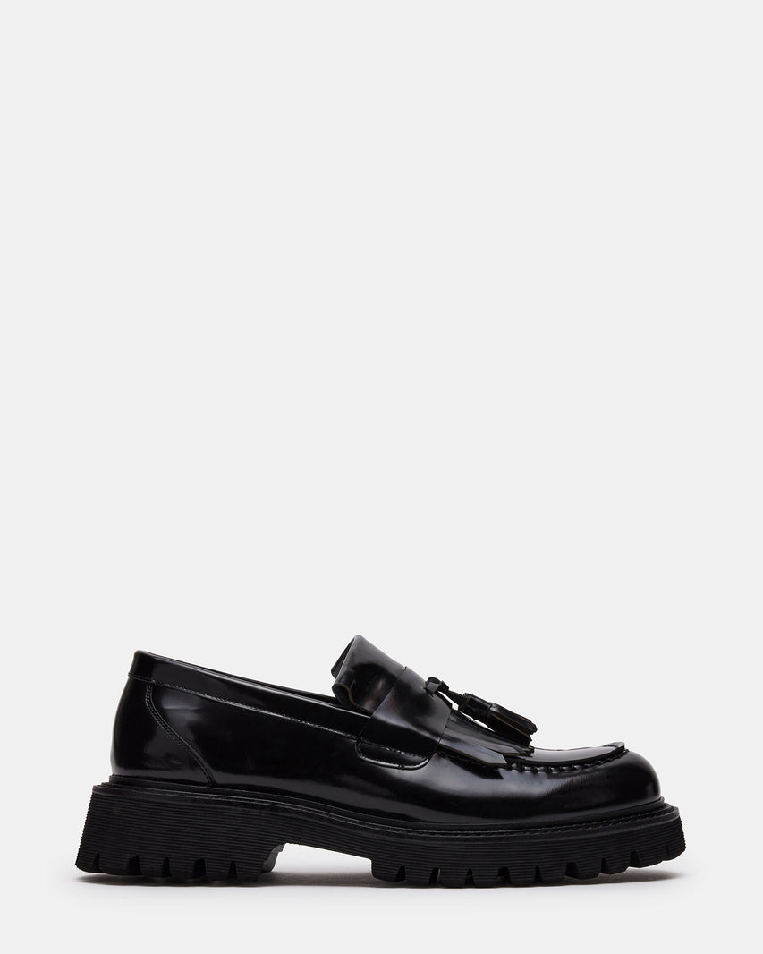 ZEV BLACK LEATHER - Men's Shoes - Steve Madden Canada