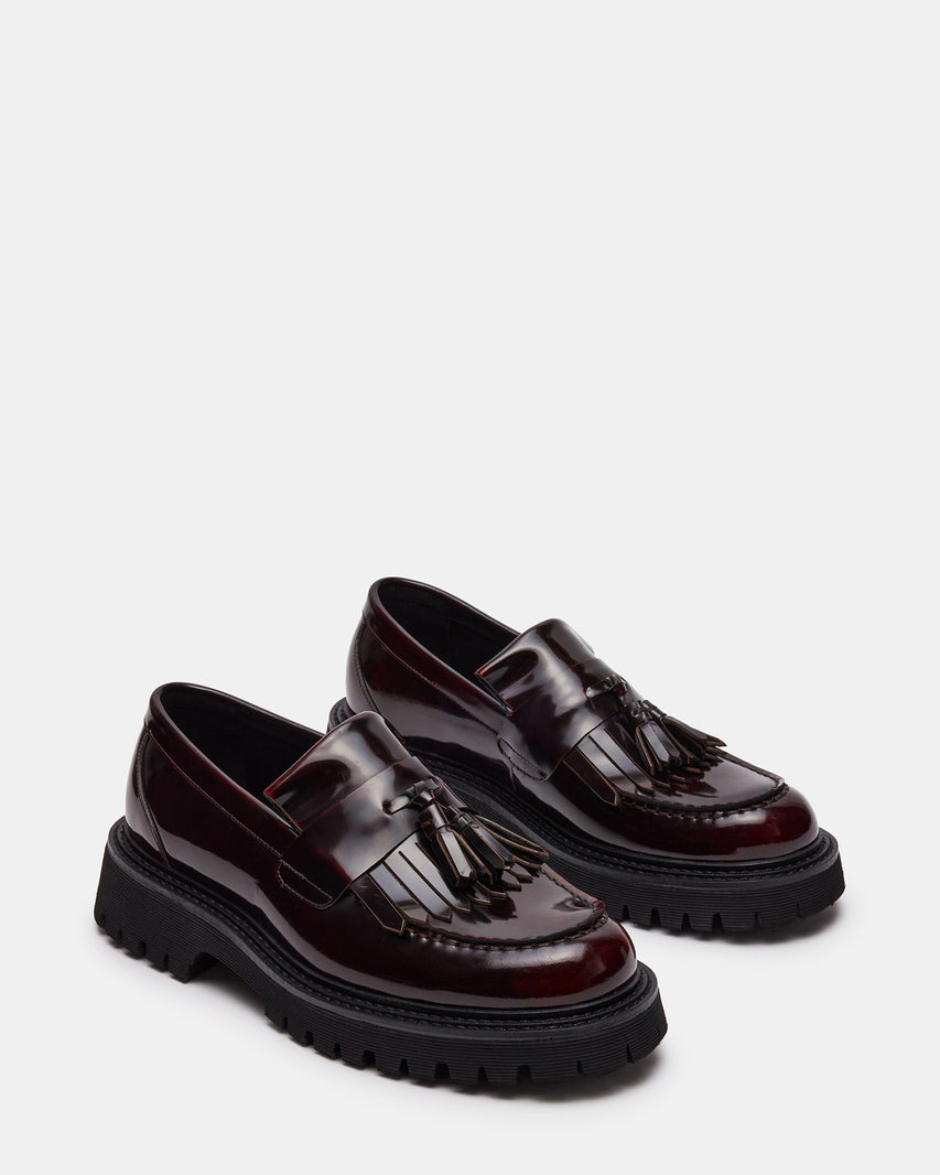 ZEV BURGUNDY LEATHER - Men's Shoes - Steve Madden Canada - view 2