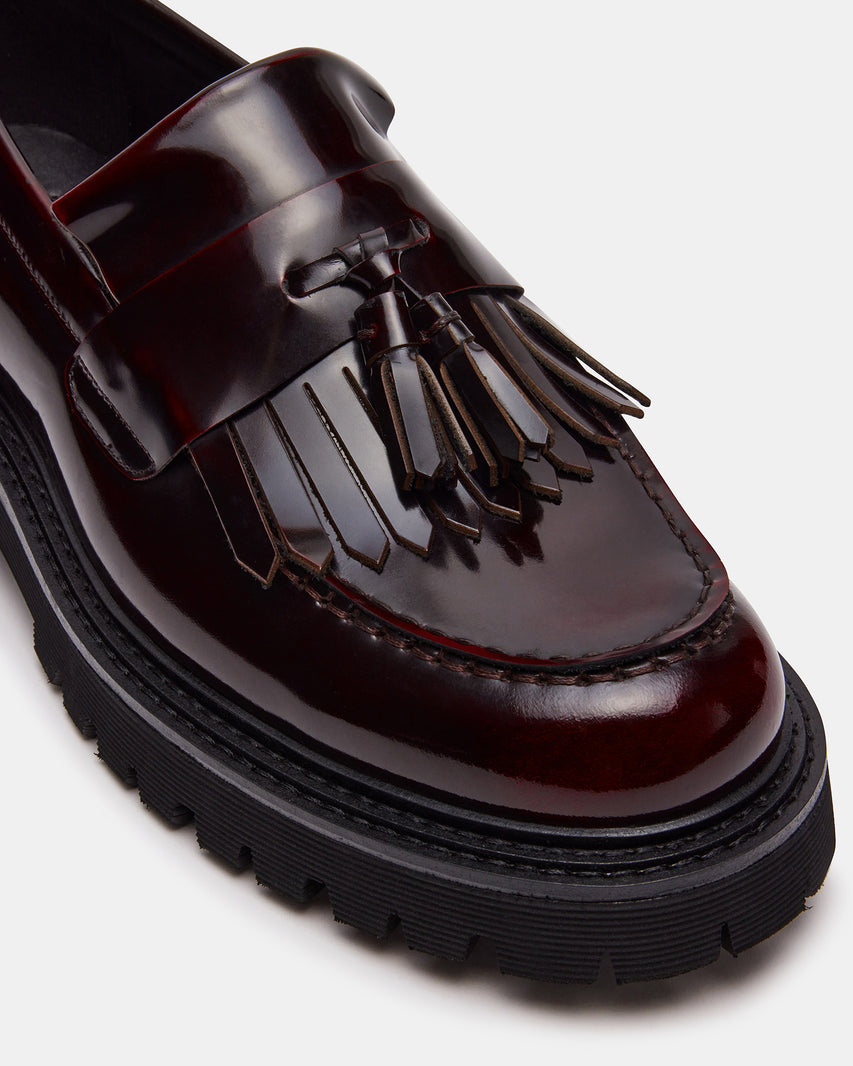ZEV BURGUNDY LEATHER - Men's Shoes - Steve Madden Canada - view 3