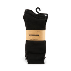 5 Pack Black Crew Socks  Men's Designer Accessories – Steve Madden Canada
