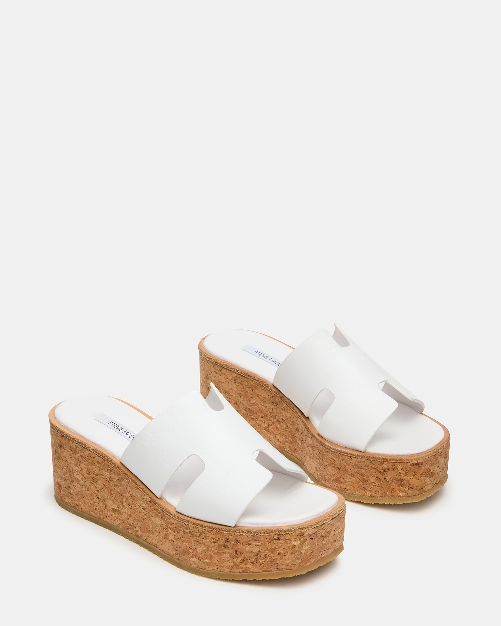 HARMONY WHITE LEATHER - Women's Shoes - Steve Madden Canada - view 3