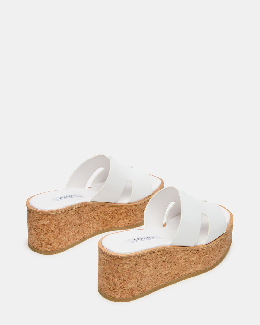 HARMONY WHITE LEATHER - Women's Shoes - Steve Madden Canada - view 6