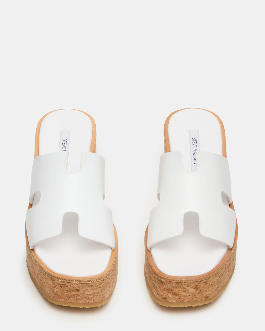 HARMONY WHITE LEATHER - Women's Shoes - Steve Madden Canada - view 5