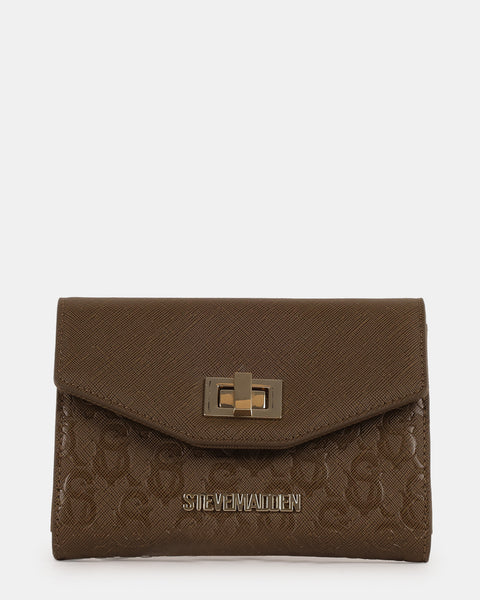 BIVAN-6 Olive Wallet On Chain | Women's Designer Bags – Steve