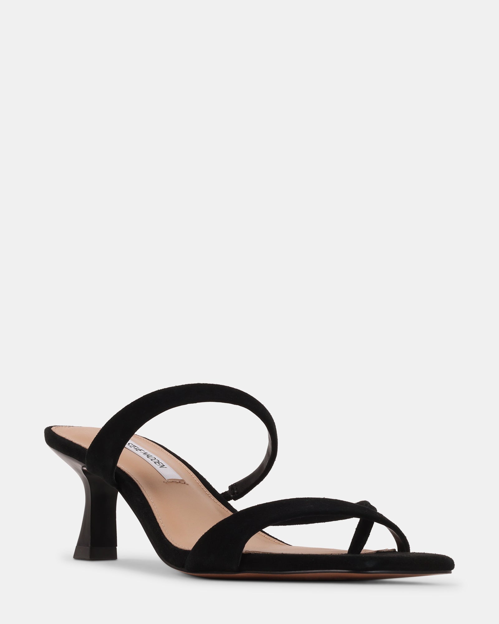 AJAY BLACK SUEDE - Women's Shoes - Steve Madden Canada - view 2