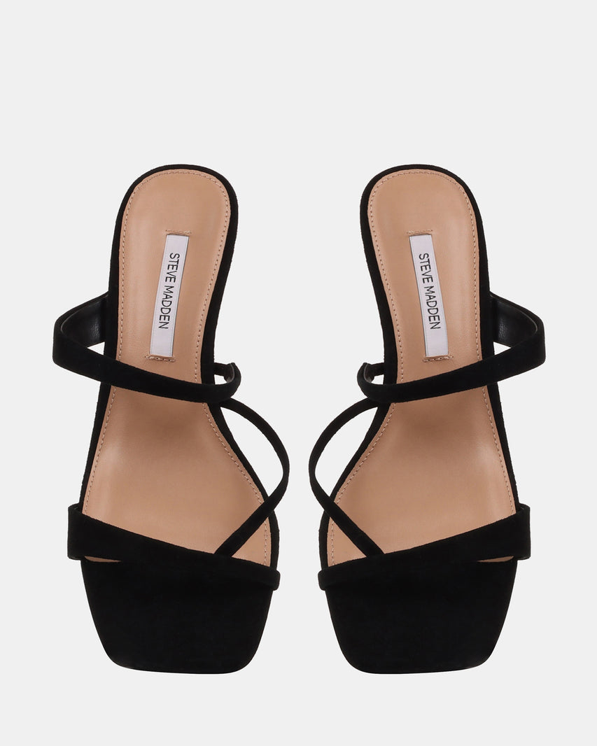AJAY BLACK SUEDE - Women's Shoes - Steve Madden Canada - view 4