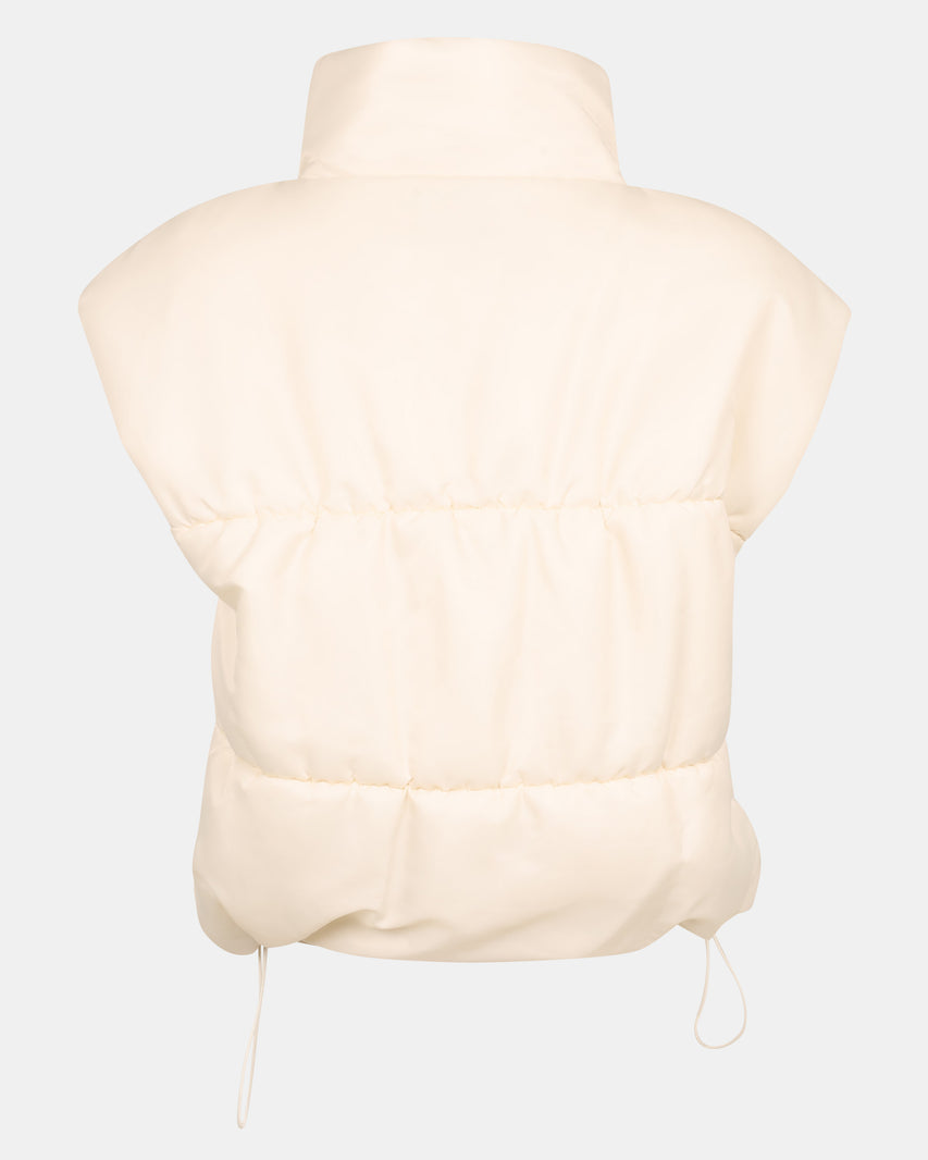 ADRIANNA PUFFER WHITE - Clothing - Steve Madden Canada - view 3