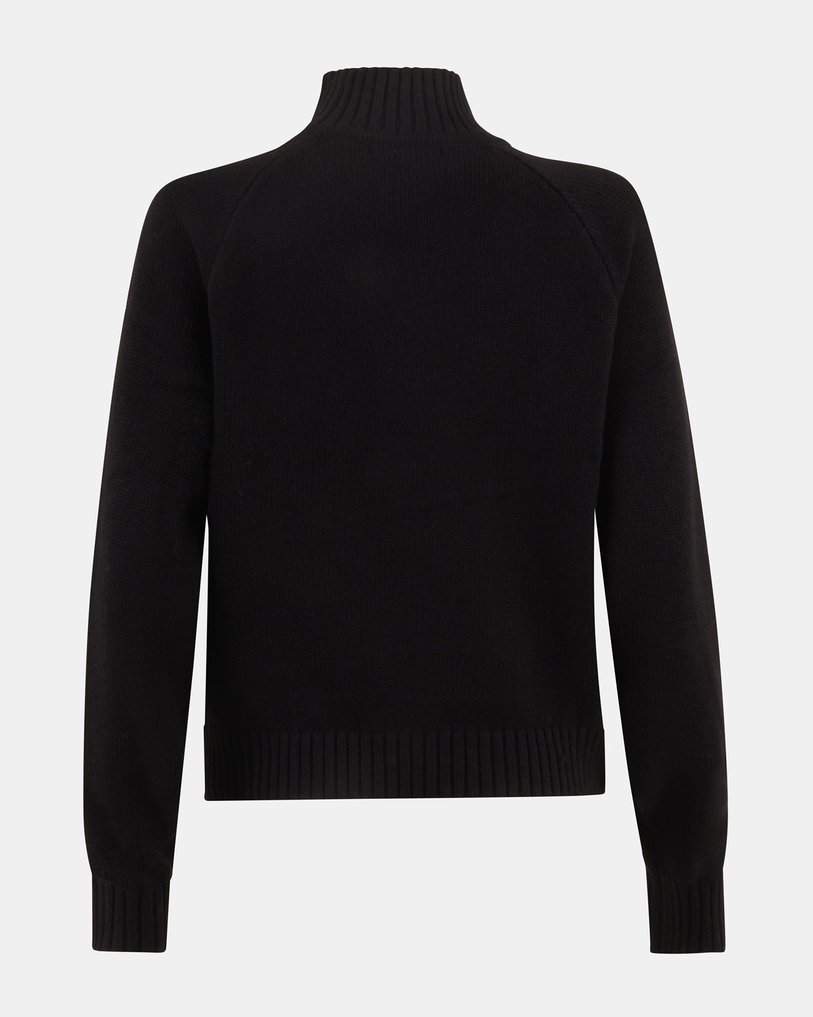 ALLY QUARTER ZIP SWEATER BLACK - Clothing - Steve Madden Canada - view 3