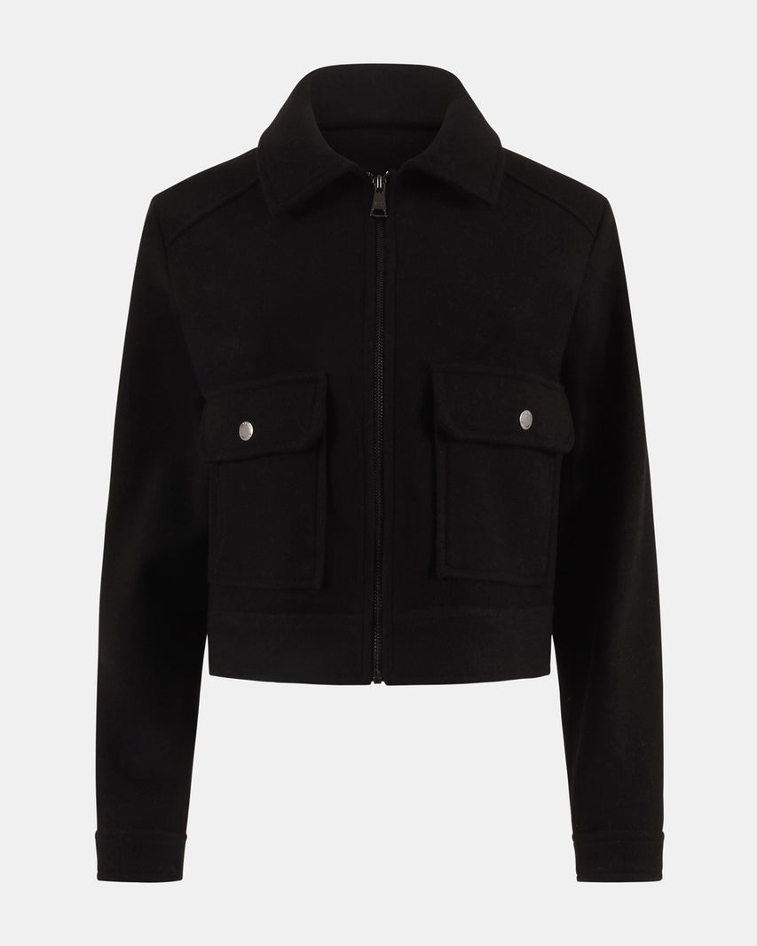 ANTHONY JACKET BLACK - Clothing - Steve Madden Canada