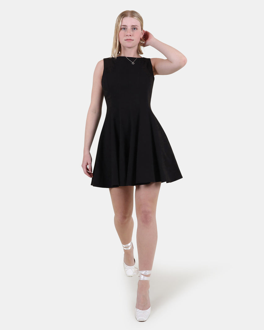BROOKLYN DRESS BLACK - Clothing - Steve Madden Canada