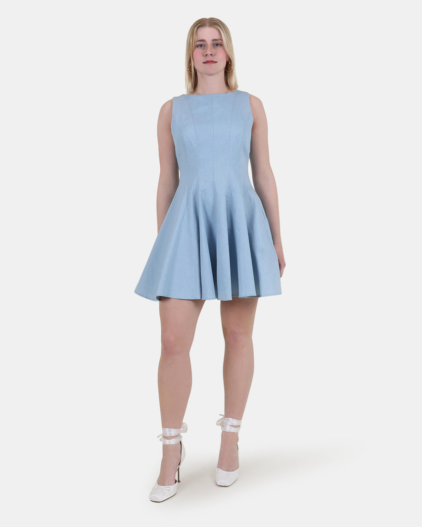BROOKLYN DRESS BLUE - Clothing - Steve Madden Canada