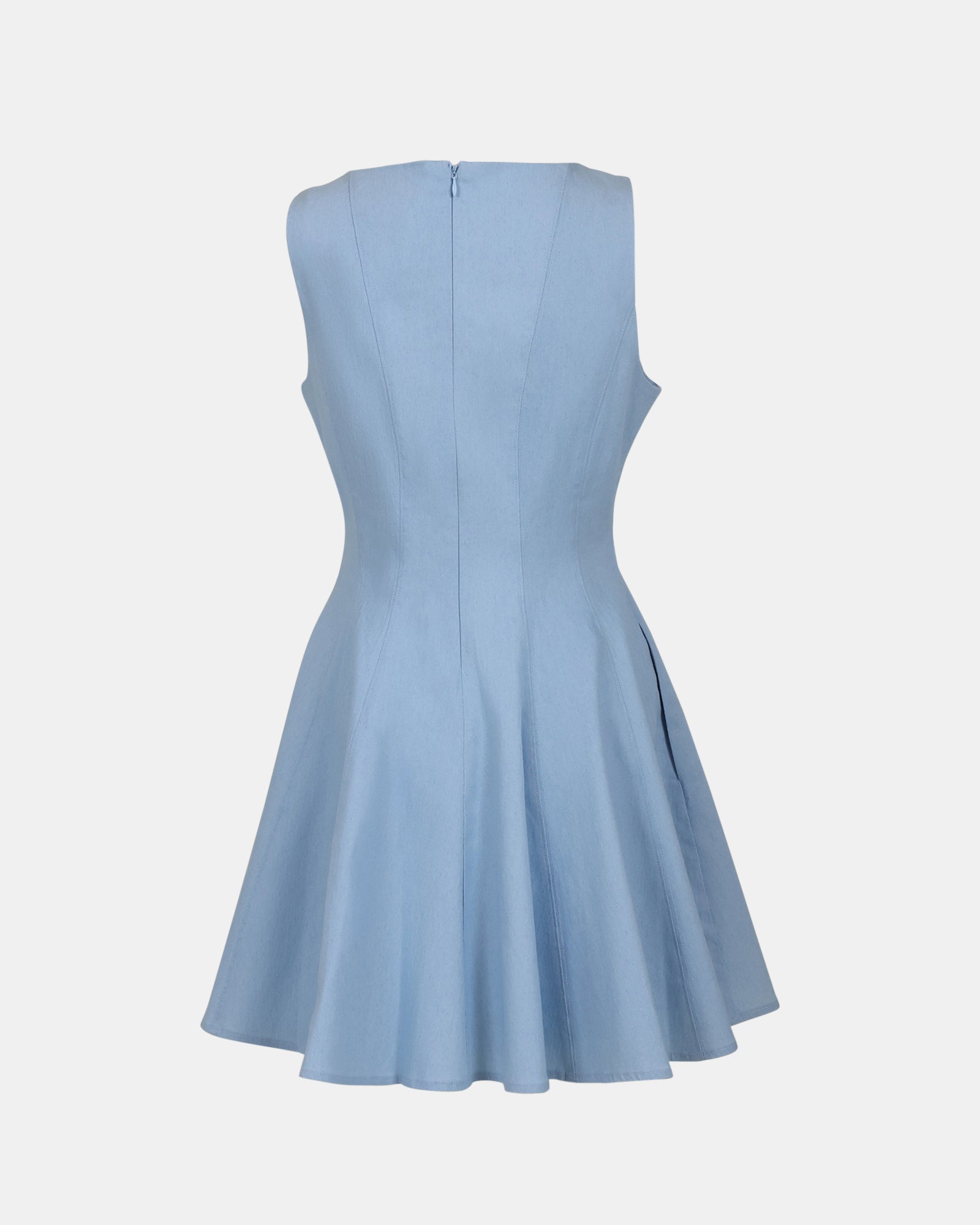 BROOKLYN DRESS BLUE - Clothing - Steve Madden Canada - view 6