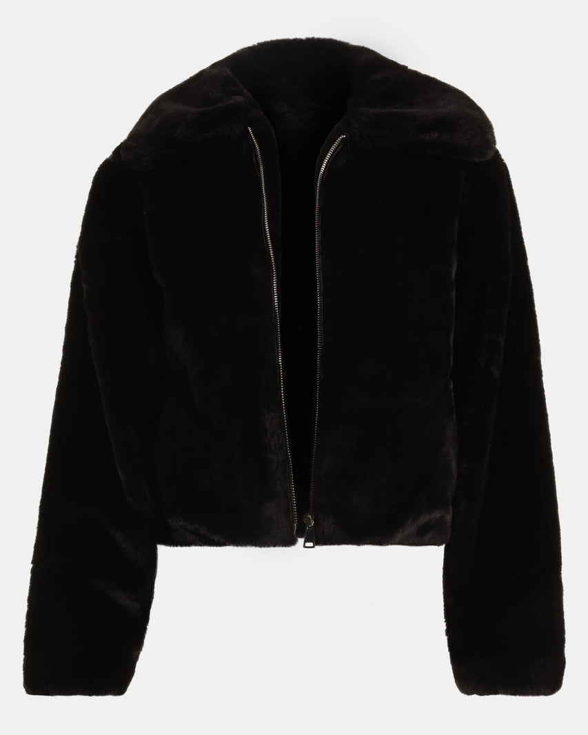 BROOK JACKET BLACK - Clothing - Steve Madden Canada - view 2