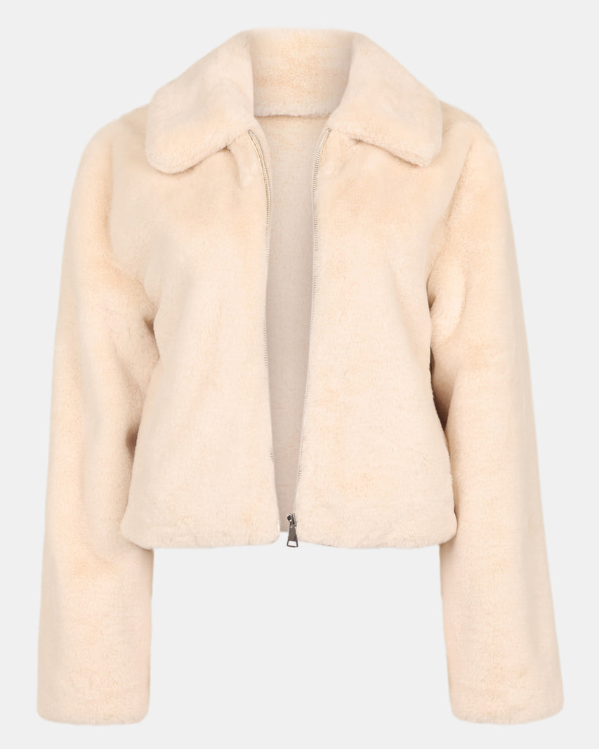 BROOK JACKET NATURAL - Clothing - Steve Madden Canada - view 2
