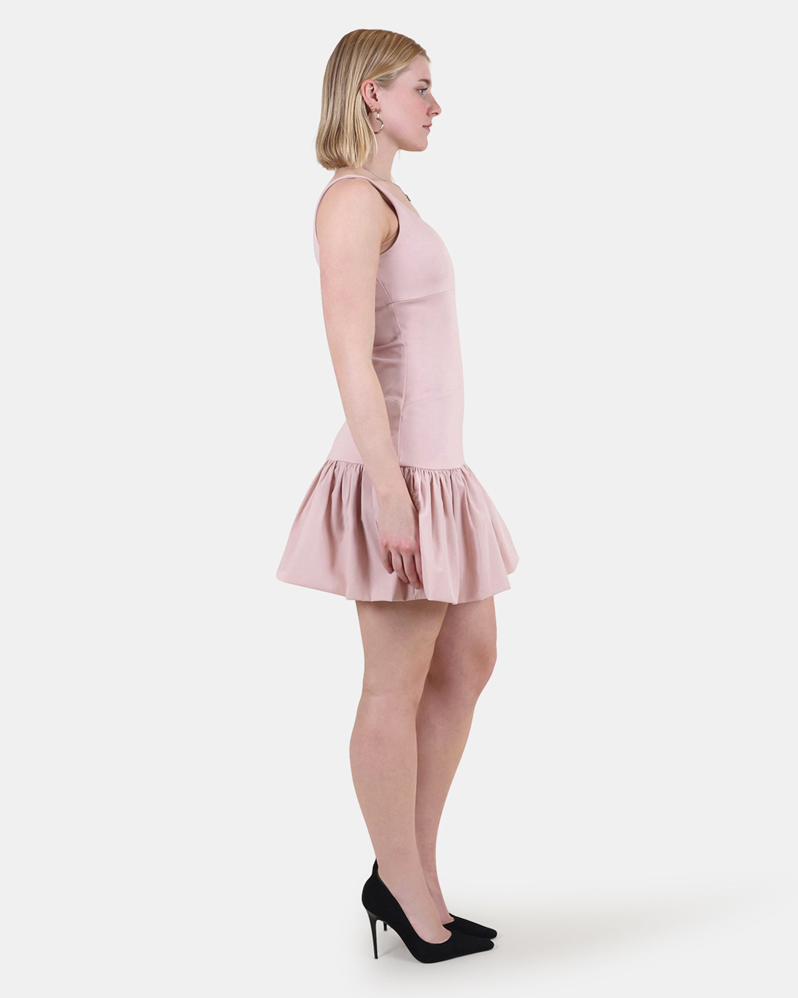 CHANELLY DRESS ROSE - Clothing - Steve Madden Canada - view 5