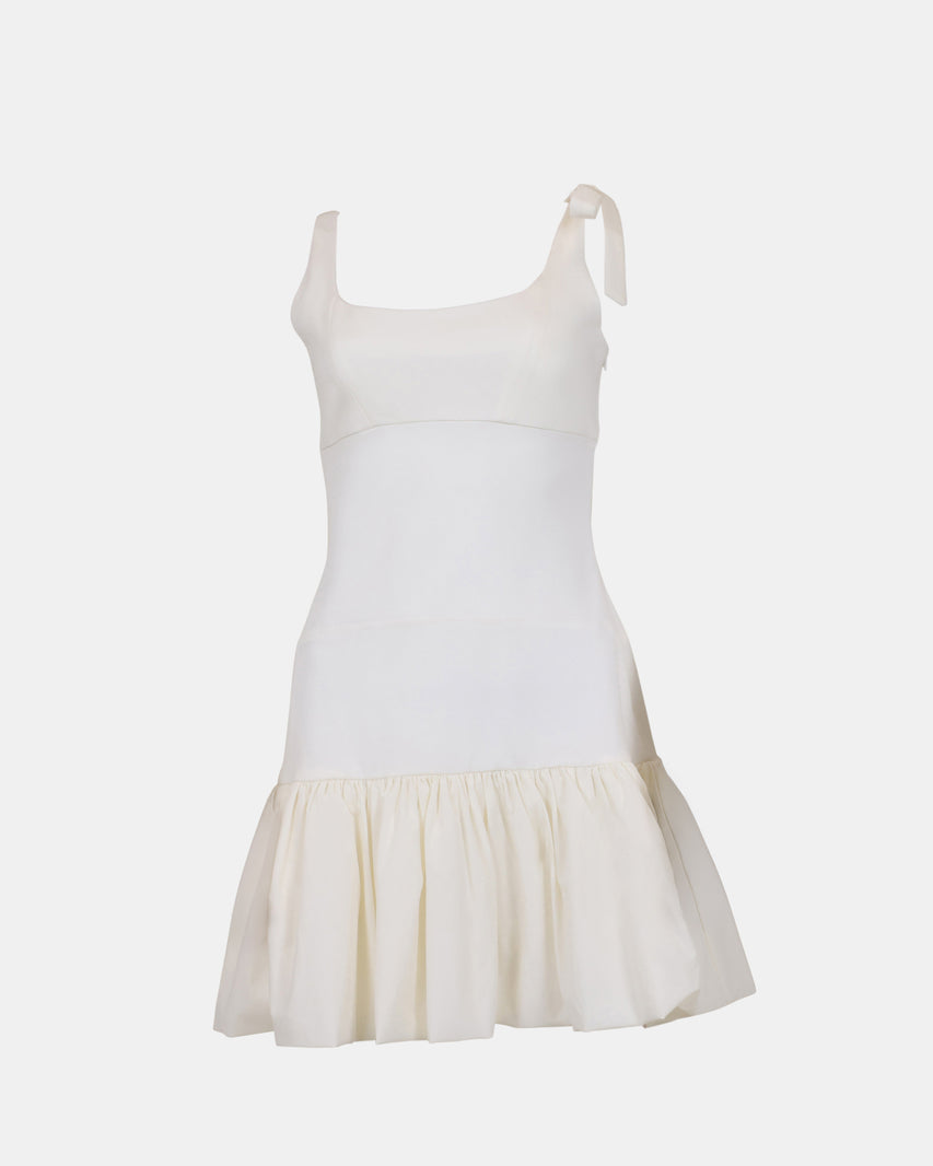CHANELLY DRESS WHITE - Clothing - Steve Madden Canada - view 5