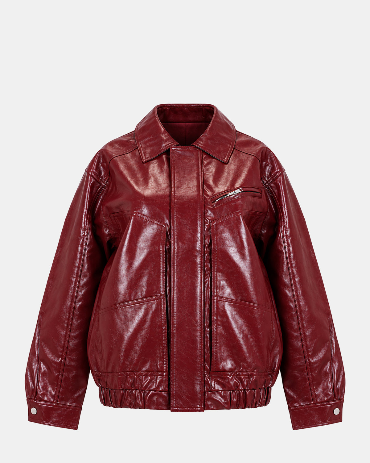DAVE COAT BURGUNDY