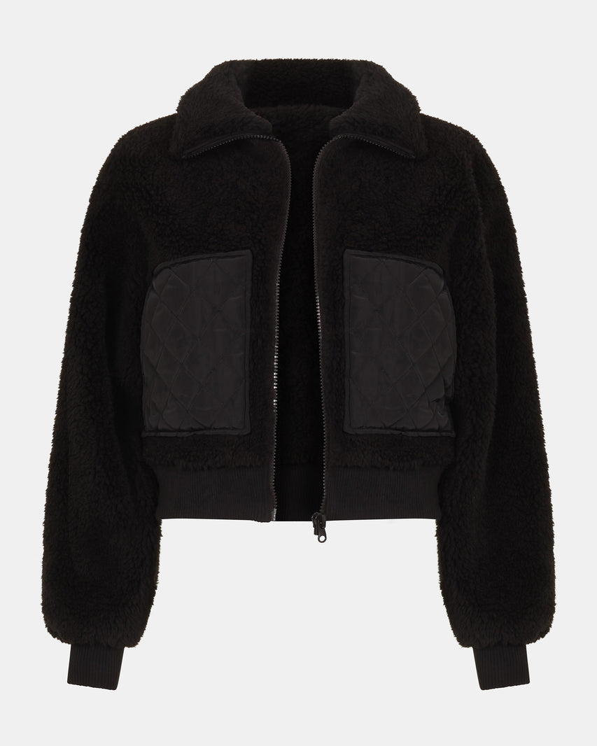 JAXEN JACKET BLACK - Clothing - Steve Madden Canada - view 2