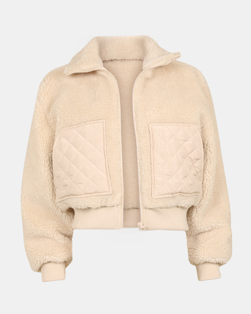 JAXEN JACKET WHITE - Clothing - Steve Madden Canada - view 2