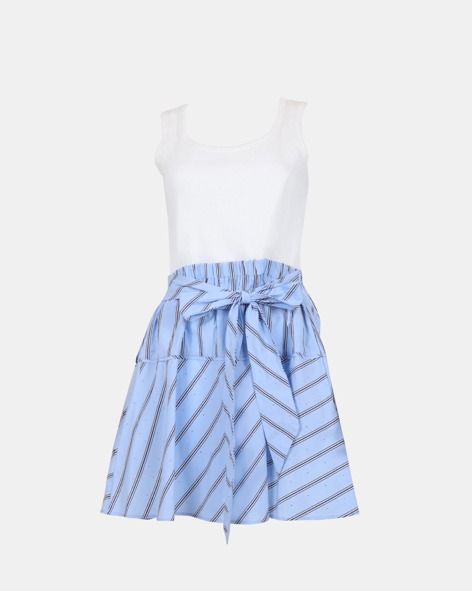 JENNIFER DRESS BLUE MULTI - Clothing - Steve Madden Canada - view 7