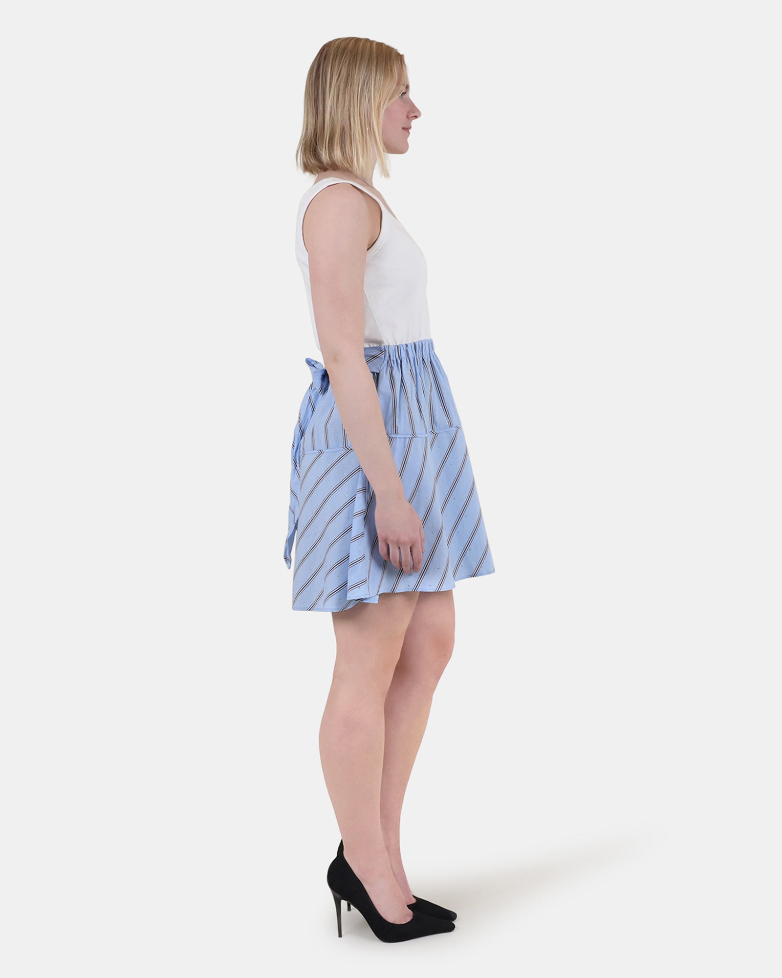 JENNIFER DRESS BLUE MULTI - Clothing - Steve Madden Canada - view 6