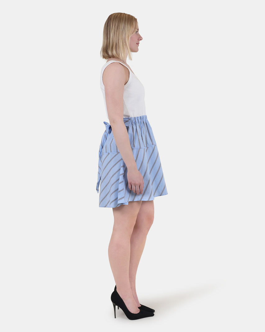 JENNIFER DRESS BLUE MULTI - Clothing - Steve Madden Canada - view 6