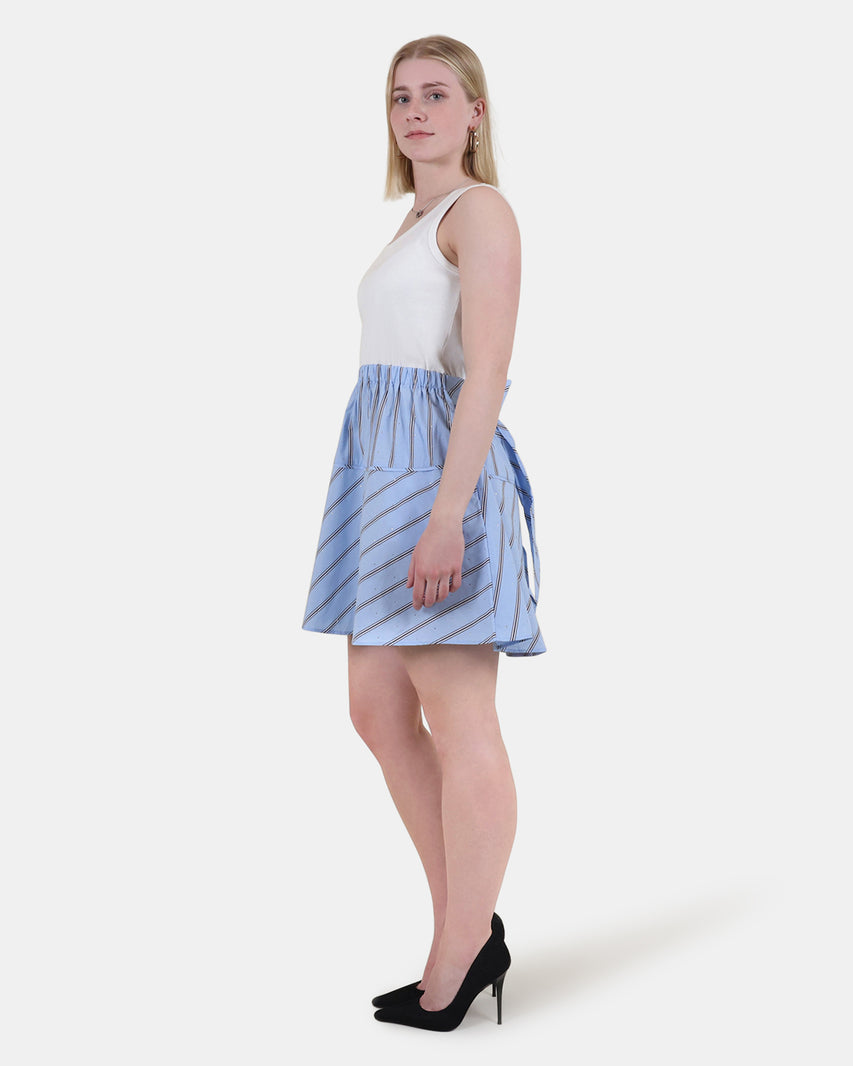 JENNIFER DRESS BLUE MULTI - Clothing - Steve Madden Canada - view 3