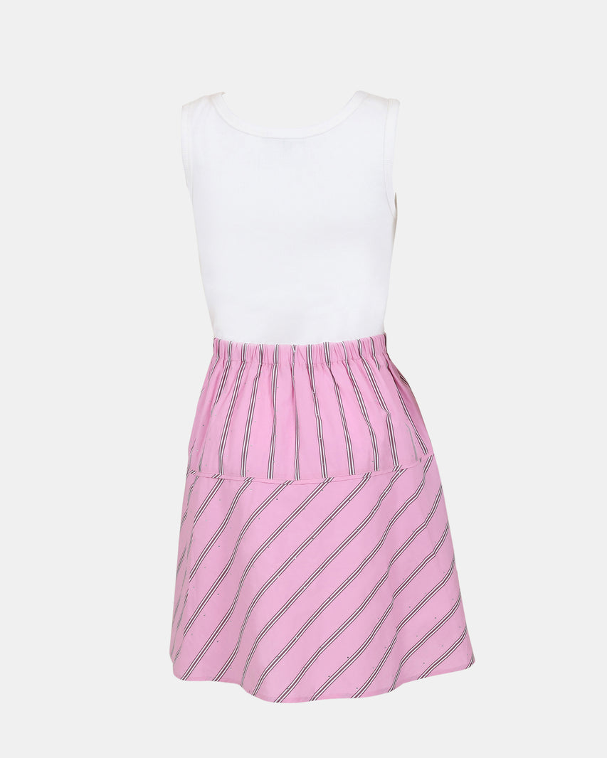 JENNIFER DRESS PINK MULTI - Clothing - Steve Madden Canada - view 6