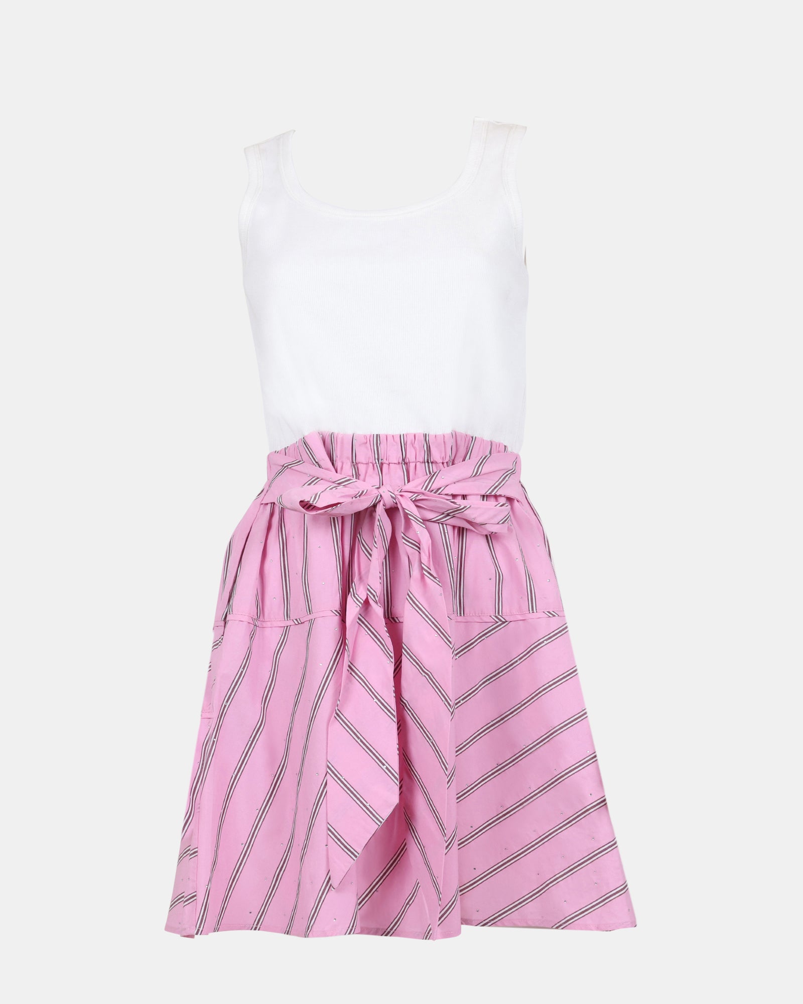 JENNIFER DRESS PINK MULTI - Clothing - Steve Madden Canada - view 5