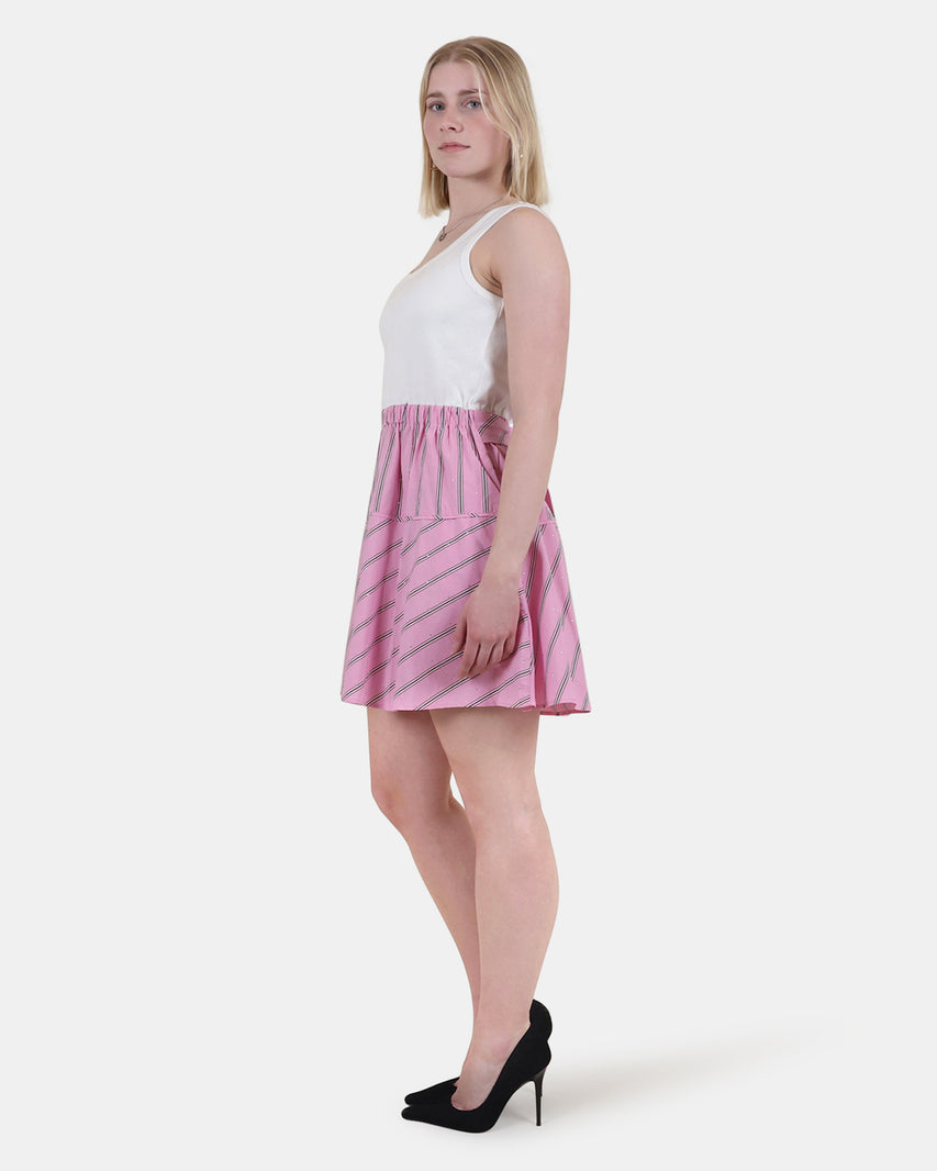 JENNIFER DRESS PINK MULTI - Clothing - Steve Madden Canada - view 2