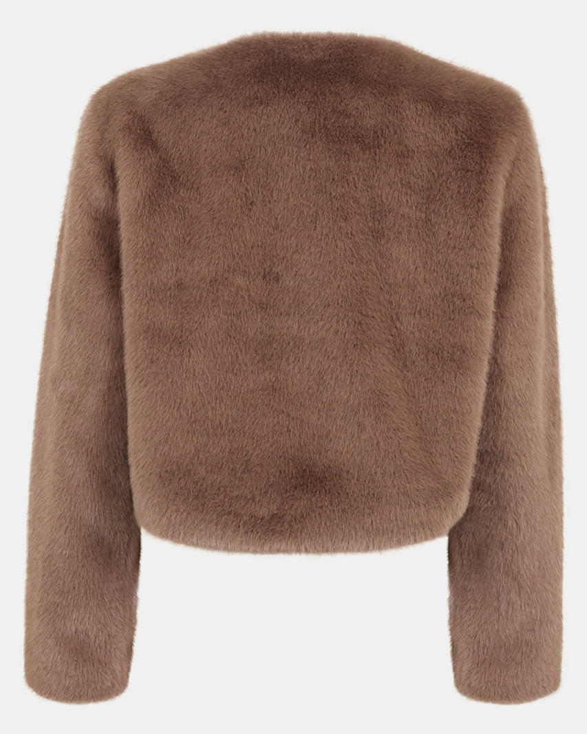 JOEY JACKET MOCHA - Clothing - Steve Madden Canada - view 3