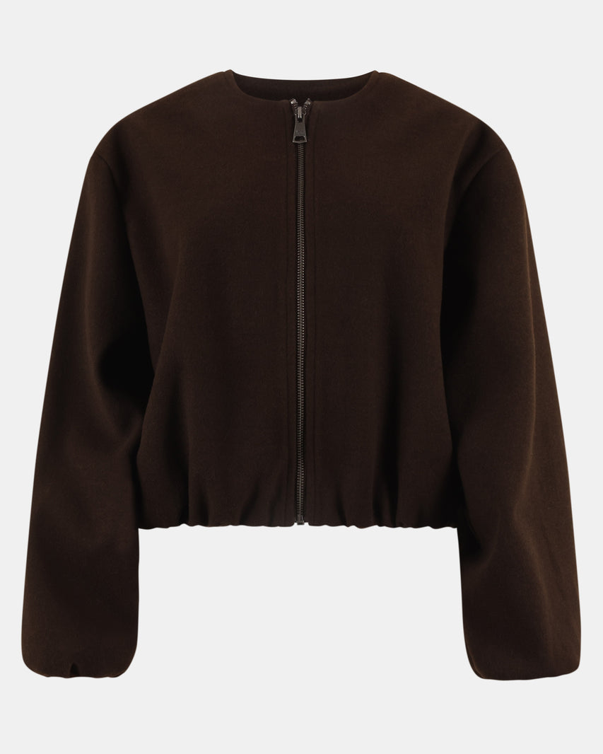 LISA BOMBER BROWN - Clothing - Steve Madden Canada