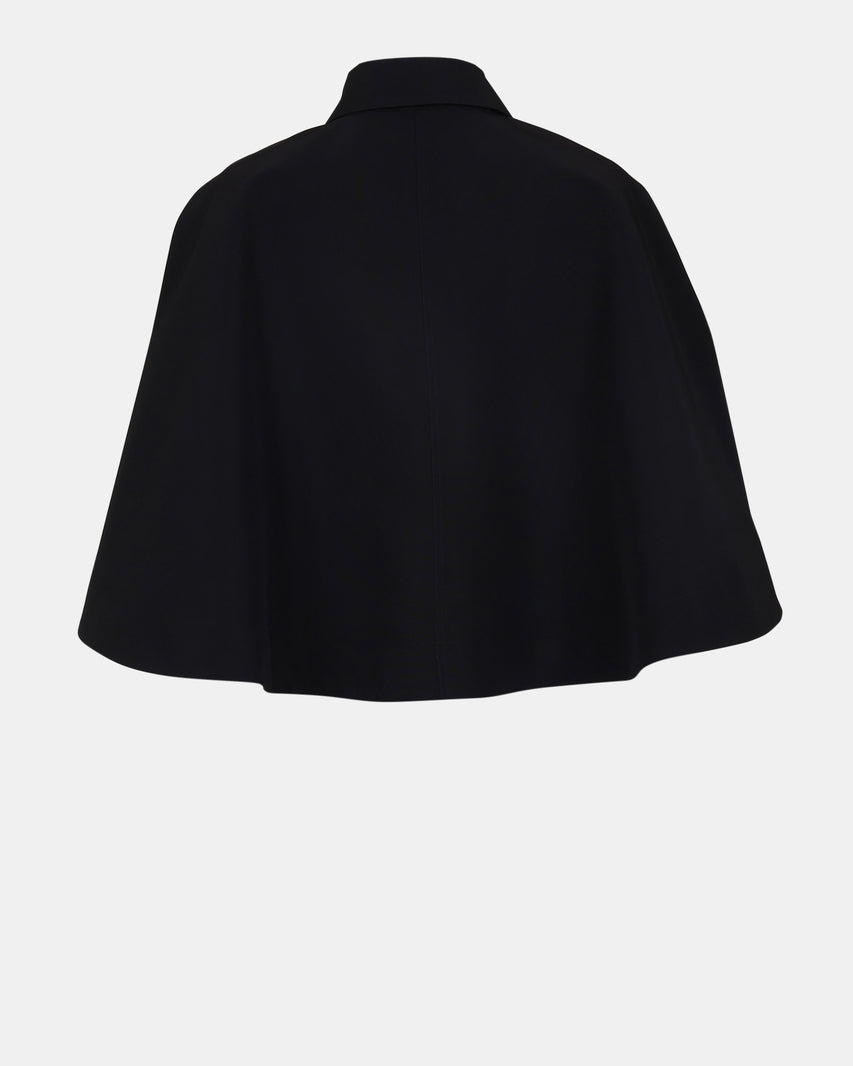 NOEMIE TRENCH CAPE BLACK - Clothing - Steve Madden Canada - view 6