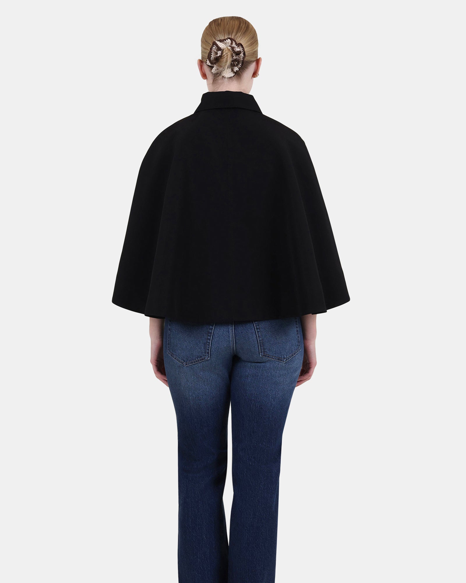 NOEMIE TRENCH CAPE BLACK - Clothing - Steve Madden Canada - view 3